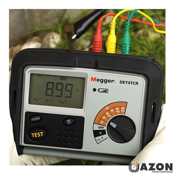 Megger DET4TC2 4-Terminal Ground Resistance and Soil Resistivity Tester