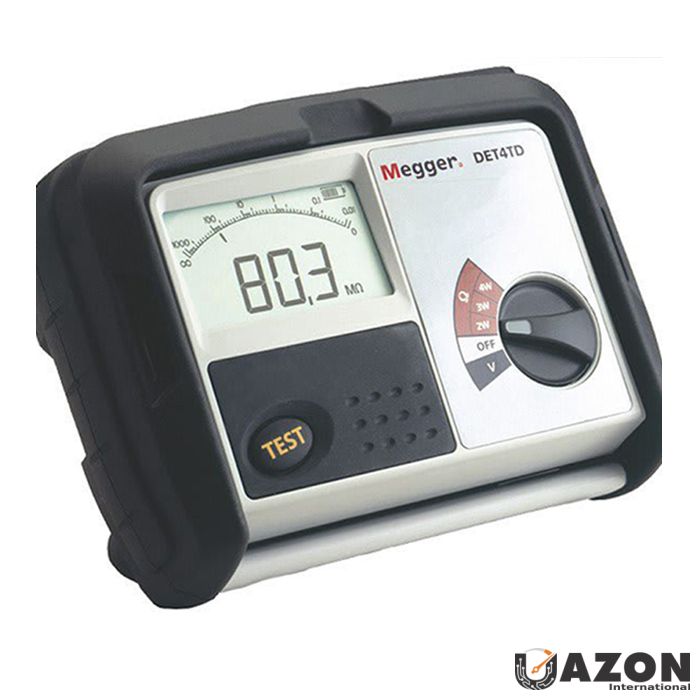 Megger DET4TC2 4-Terminal Ground Resistance and Soil Resistivity Tester